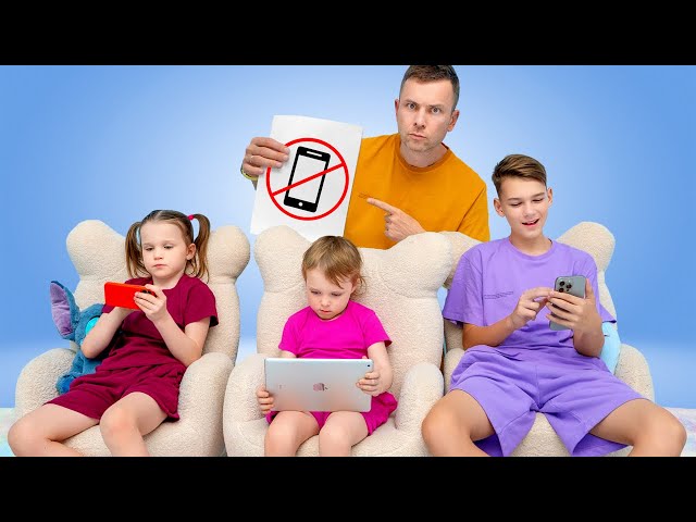 24 Hours No Phones Challenge — What Will the Kids Do?📵🎉