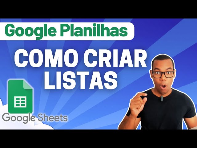 GOOGLE SHEETS 05 - HOW TO CREATE A DROP-DOWN LIST IN GOOGLE SHEETS