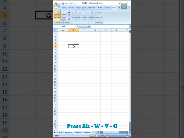 How to Remove Gridelines in Excel | Remove Gridlines from All Cells in Excel #exceltips #gridlines
