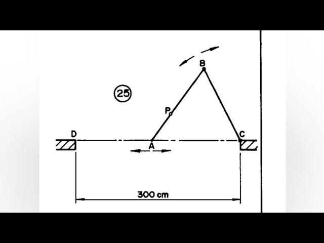 CRANK MECHANISM - Link mechanism 7 in | Technical drawing | Engineering drawing