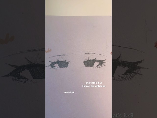 Eye tutorial💗💗👀 ( also, tysm for 107 subs!!)#art #artoftheday #artist #tutorial #anime #animeart