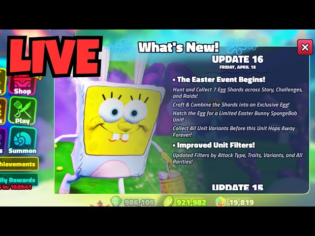 🔴LIVE Update 16 and giveaways!