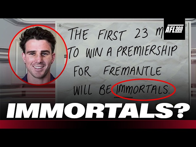 Can the Dockers FINALLY achieve immortality? 🫣 | Andrew Brayshaw joins Gerard & Gaz | AFL 360