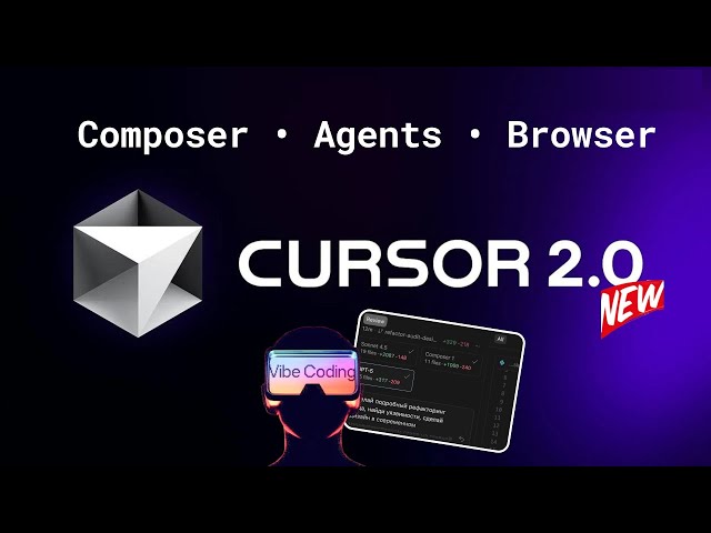 Cursor 2.0 — Лучшая AI IDE 2025 (Agents, Composer, Plan Mode)