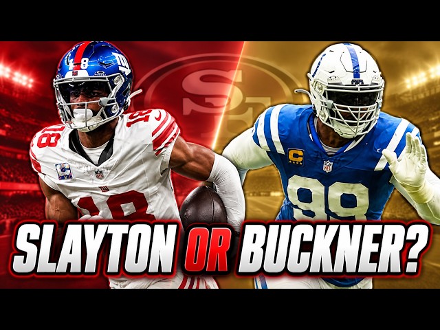 Should the 49ers bring in Darius Slayton or DeForest Buckner?