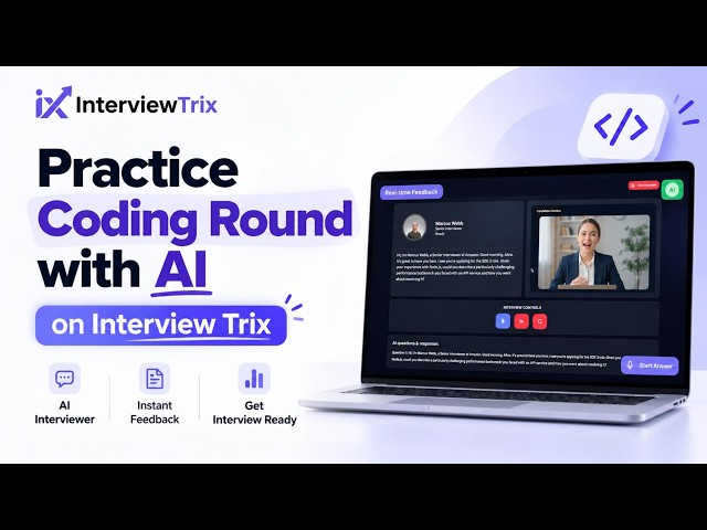 Practice Coding Interviews with AI 🤖 | Live AI Mock Interview on InterviewTrix