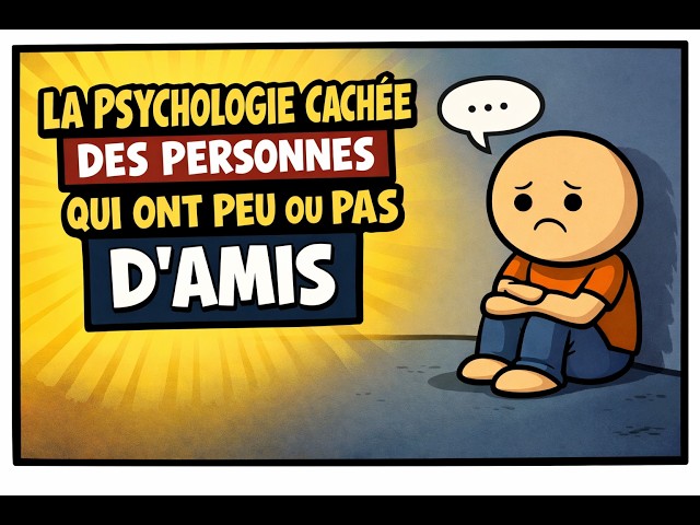 La Psychologie Cachée des personnes qui ONT PEU ou PAS d’amis