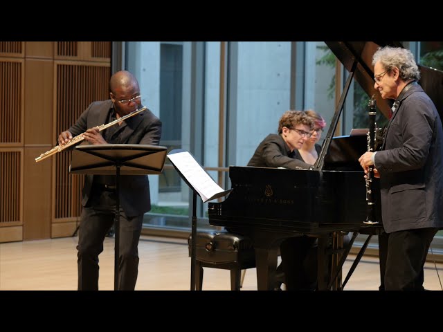 CONNESSON: Techno-Parade for Flute, Clarinet and Piano – ChamberFest Cleveland (2017)