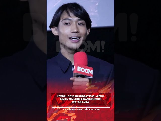 Watak Kuda ternyata membuka ruang baharu buat Mierul Aiman. #boom #boomentertainment #kudrat1968