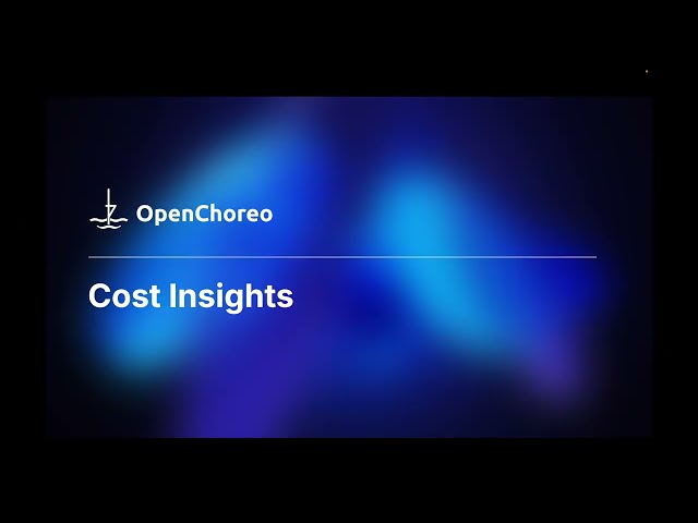 Cost Insights