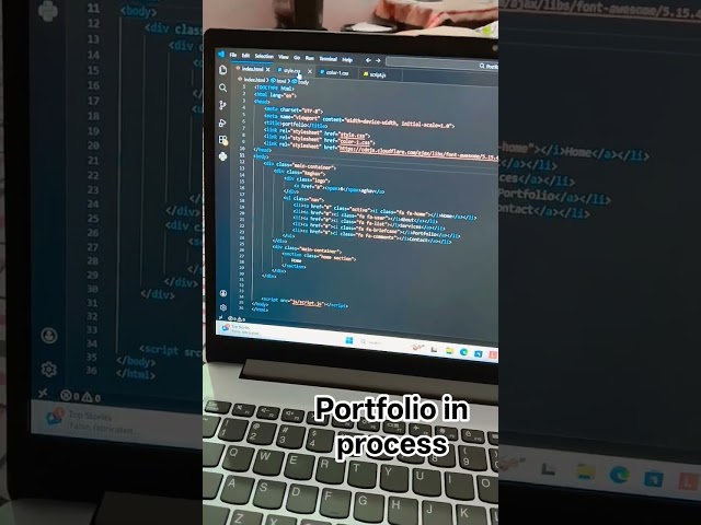 portfolio page in process... This page is launched comming soon...#trending #coding #htmlcoding