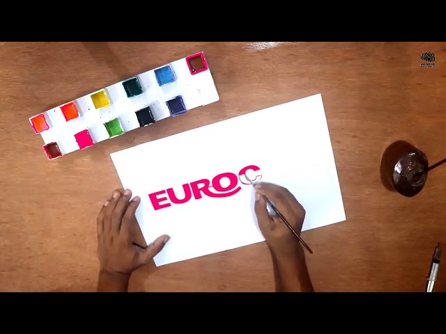 How to draw the Eurocom logo