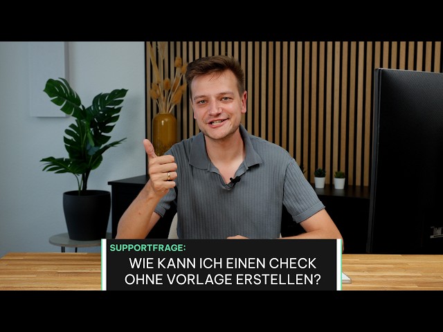 Die "einfache Ansicht": (Wie Check ohne Vorlage? Kein PDF-Editor mehr?) #AusDemSupport