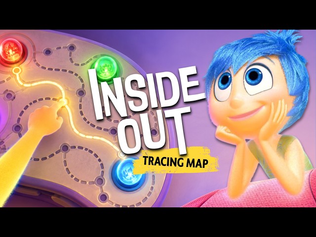 Inside Out Tracing Map 🧠 · BRAIN BREAK · Relaxing Classroom Activity