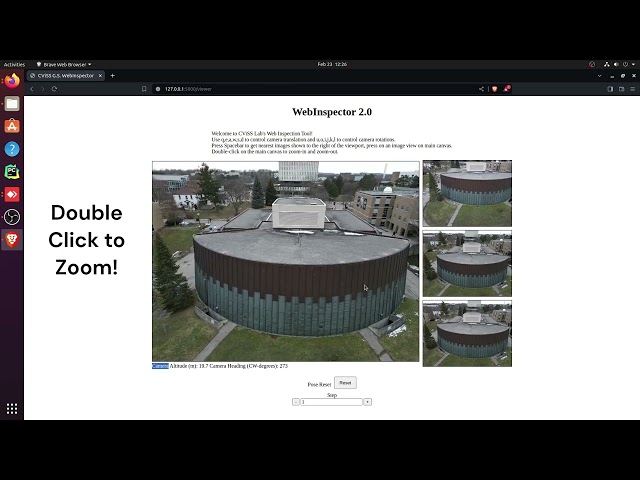 Web Inspection Tool with Gaussian Splats