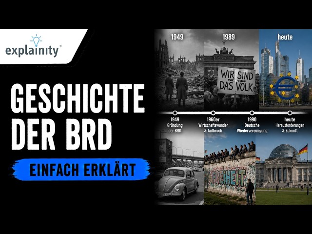 The history of the Federal Republic of Germany explained simply (explainity® explainer video)