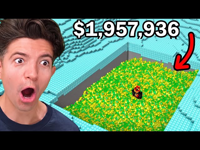 Minecraft But Your XP = Wealth 