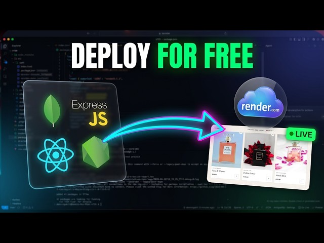 Deploy Your MERN Stack eCommerce App to Render.com | Step-by-Step Tutorial (FREE Hosting)