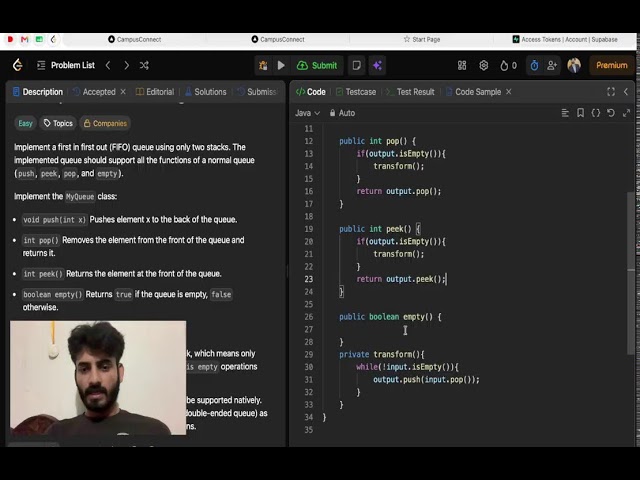 Day 77 || LeetCode 232 || DSA live with me || Stack introduction and basics