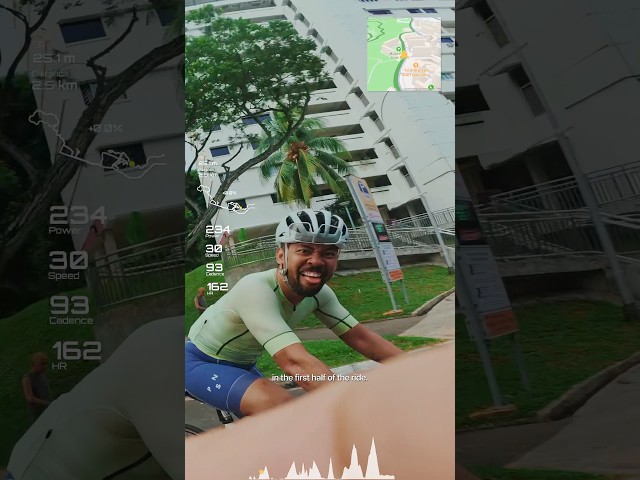 Hardest lunch ride in Singapore #cycling #shorts