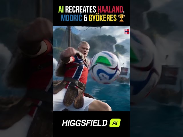 AI Recreates Haaland & Modrić in World Cup Chaos 🏆#haaland #modric #worldcup