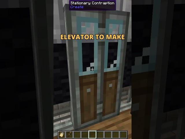 Make An Elevator With The Create Mod in Minecraft! #createmod #minecraft #elevator  #gaming