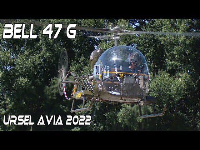 4K UHD Bell  47 G  Amazing Rare demo of this M.A.S.H. Helicopter