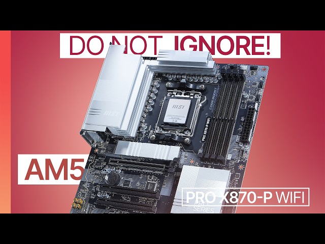Many IGNORE This AM5 Motherboard! — MSI PRO X870-P WIFI