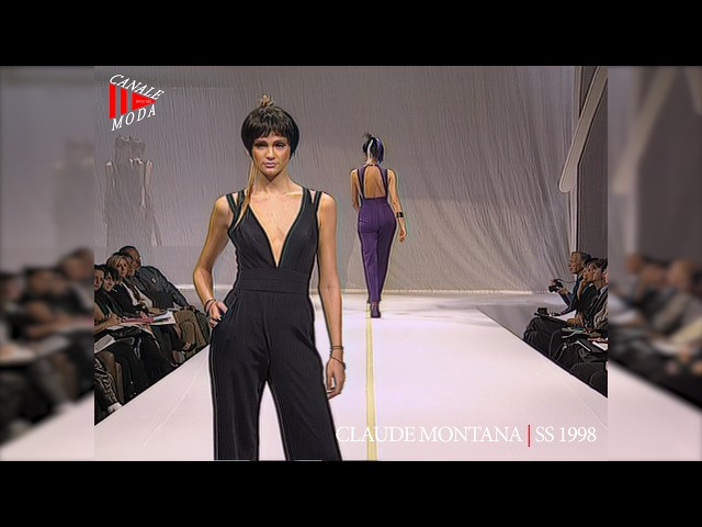 CLAUDE MONTANA Spring Summer 1998 Paris 4K - Canale Moda