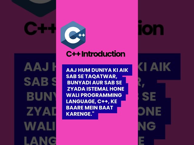 introduction of C++#class#10#ComputerScience#SindhBoard