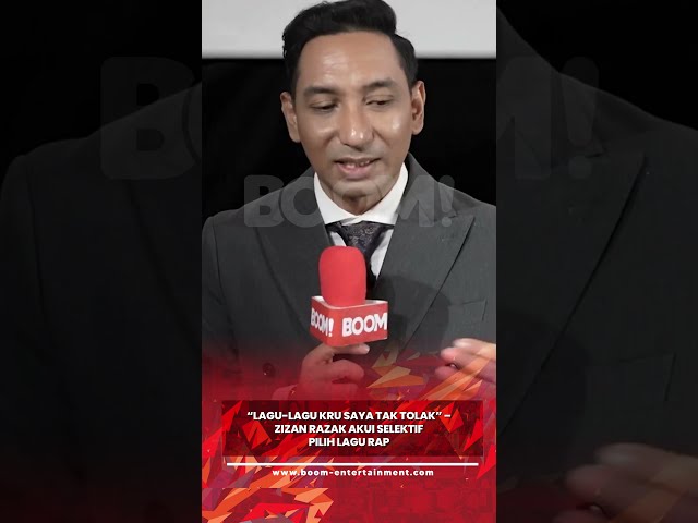 “Lagu-Lagu KRU Saya Tak Tolak” – Zizan Razak Akui Selektif Pilih Lagu Rap. #boom #zizanrazak