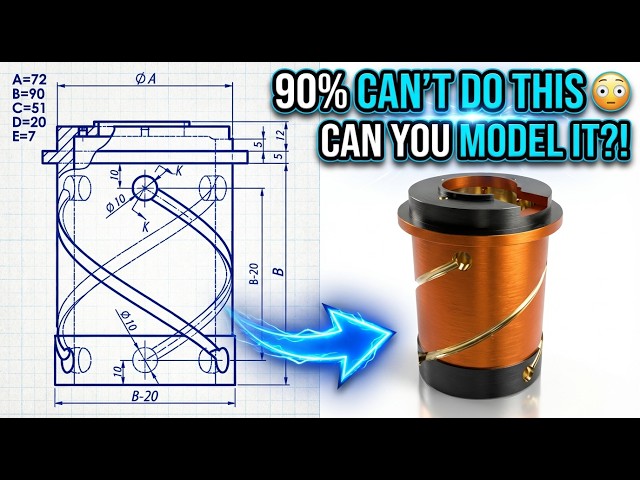 Can You Model This? Fusion 360 Challenge - Catics 3D02-04