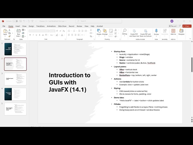 JavaFX Crash Course | Build Modern GUIs in Java with Scenes, Layouts, Events, and Animation