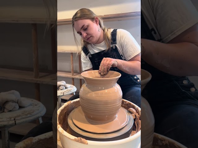 Now I have to figure out how I glaze this thing! I am going to... #Shorts #naturally_grace_