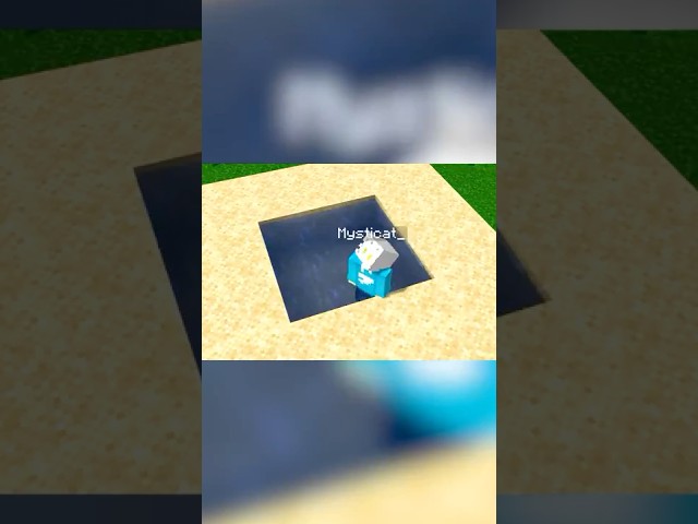 I Made a SQUARE in MINECRAFT!??? (real)