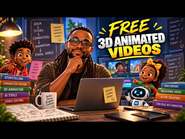 How to Make 3D Animated Videos with Google Flow (FREE!)