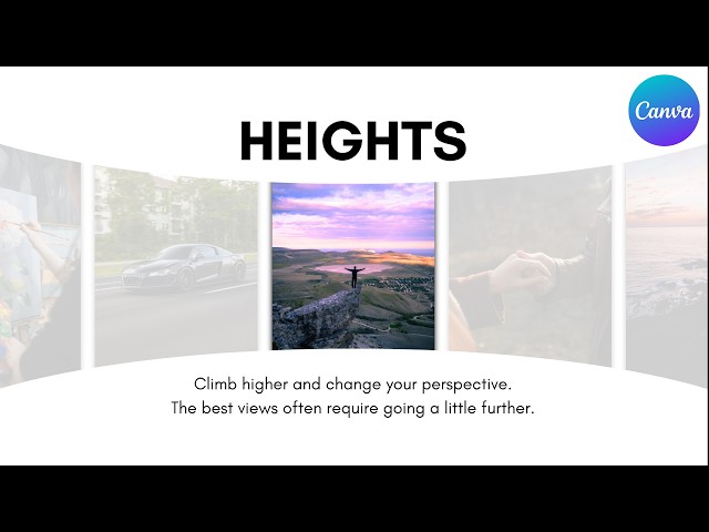 How to Create Rotating Carousel Photo in Canva | Animation Presentation Tutorial