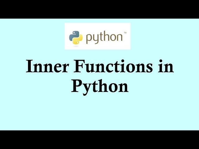 Easy Python |  Inner functions