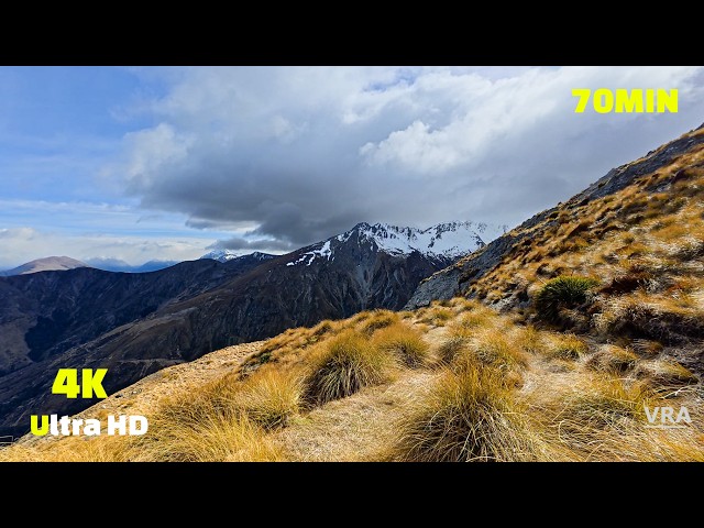 Treadmill Virtual Hike 70 minutes - Walk Run - Judah Track New Zealand Virtual Scenery
