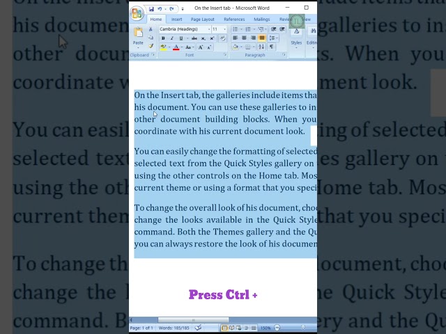 How to Change Font Style in MS Word | Font Style Shortcut Key in Microsoft Word #mswordtips #msword