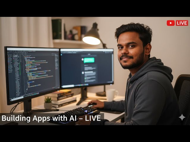 🚀 Building Real Apps with AI — From Idea to Product (Live Coding Stream)