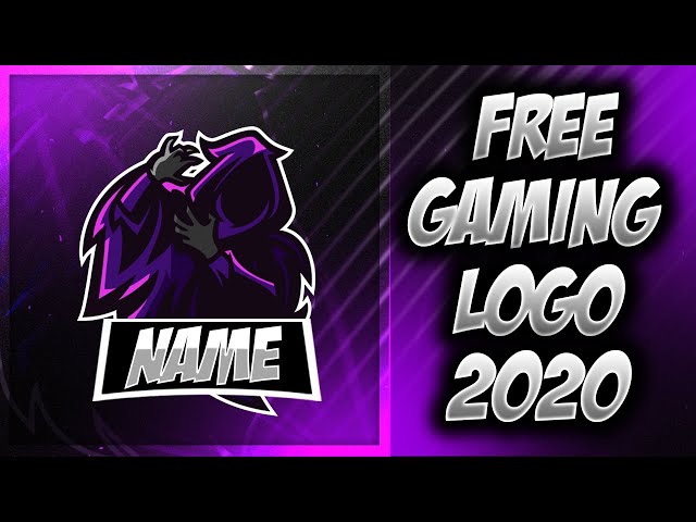 How to make Gaming Logo in Photoshop 2020 | Purple | Free