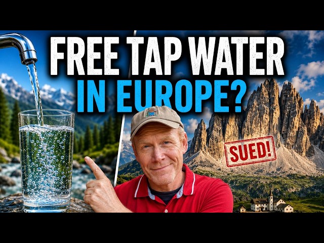 Truth About FREE Tap Water in Europe | Tap Water in Europe Safe?