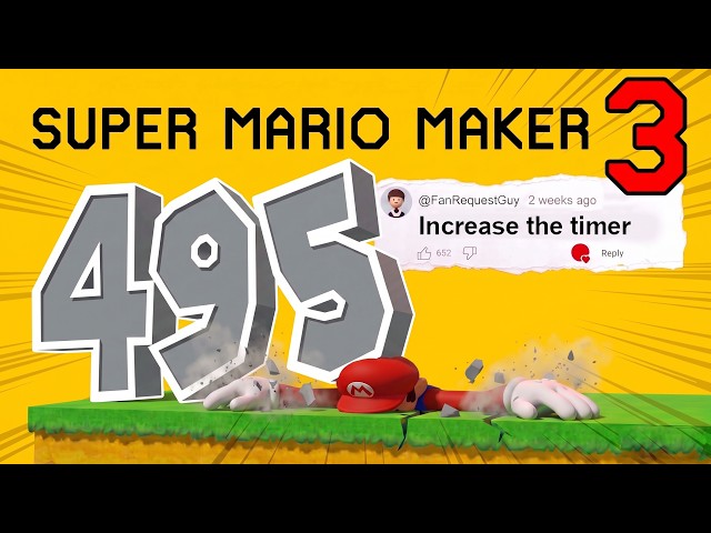 YOUR Mario Maker 3 Requests... Taken Way Too Literally
