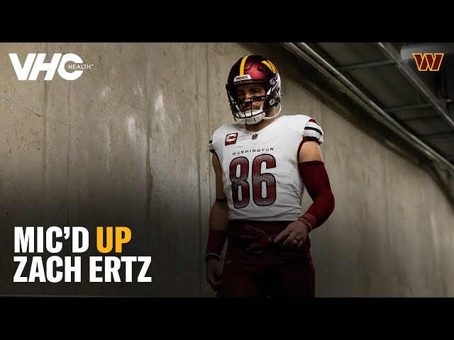 Zach Ertz Mic'd Up for Commanders vs. Lions | NFL Divisional Round | Washington Commanders