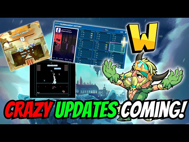 EVERYTHING *NEW* Coming to Brawlhalla SOON! HUGE UPDATES to Tournaments, New Legend, New Modes