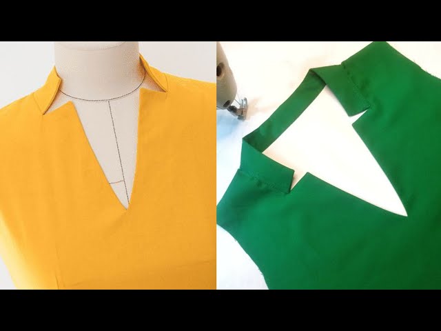 Cutting and Stitching Neck Designs for Kurti | Sewing Tutorial.