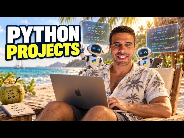 30 Minutes of Beginner to Advanced Python Projects with real life use cases 🐍