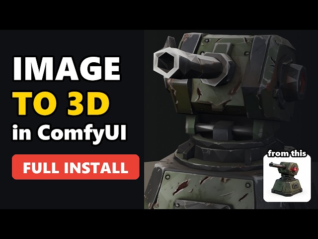TRELLIS 2 ComfyUI Tutorial: Image to 3D Game Asset (Free, Local)