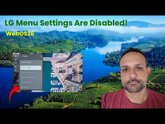 Are these settings disabled on your LG display? | WebOS26